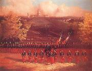 unknow artist The Army of the Potomac Marching up Pennsylvania Avenue,Washington Spain oil painting reproduction